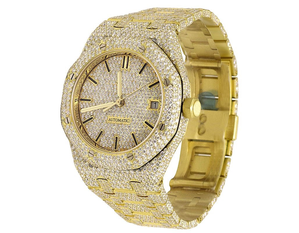 Audemars Piguet Watch hip hop watch for men iced out bling moissanite diamond watch quartz watches