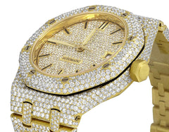 Audemars Piguet Watch hip hop watch for men iced out bling moissanite diamond watch quartz watches