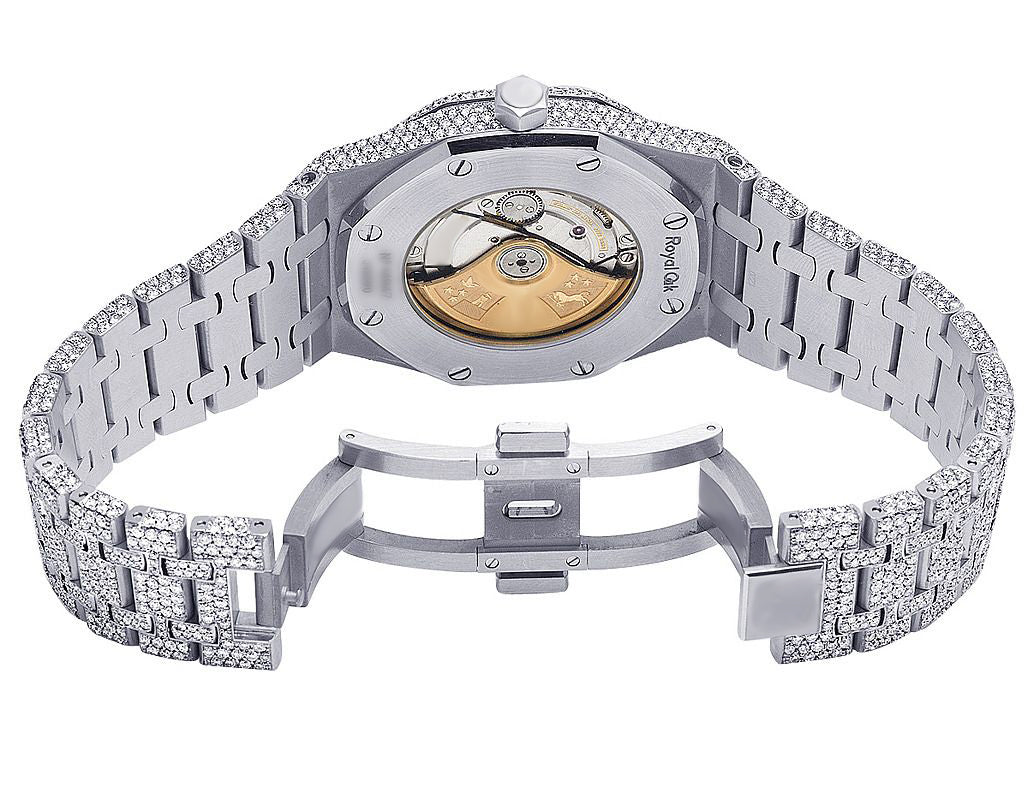 Audemars Piguet Watch mens iced out watch custom hip hop watch moissanite bling watch