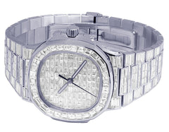 Patek Philippe Watch moissanite diamond watch mens luxury diamond watch bust down wrist watch