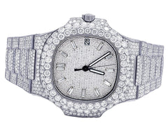 Patek Philippe Watch luxury mens watch bling iced out diamond watch hip hop moissanite watch quartz watch