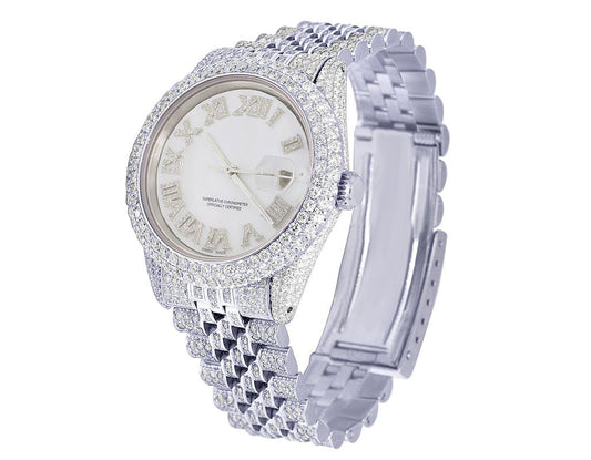 Rolex Watch automatic moissanite iced out watch luxuries hip hop watch mens wrist watch