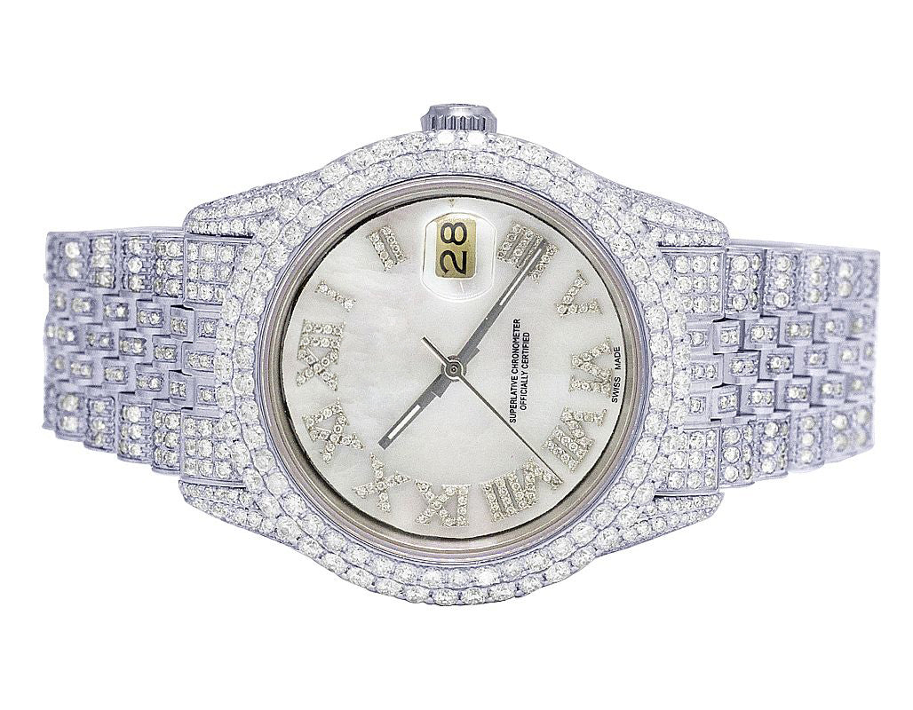 Rolex Watch automatic moissanite iced out watch luxuries hip hop watch mens wrist watch