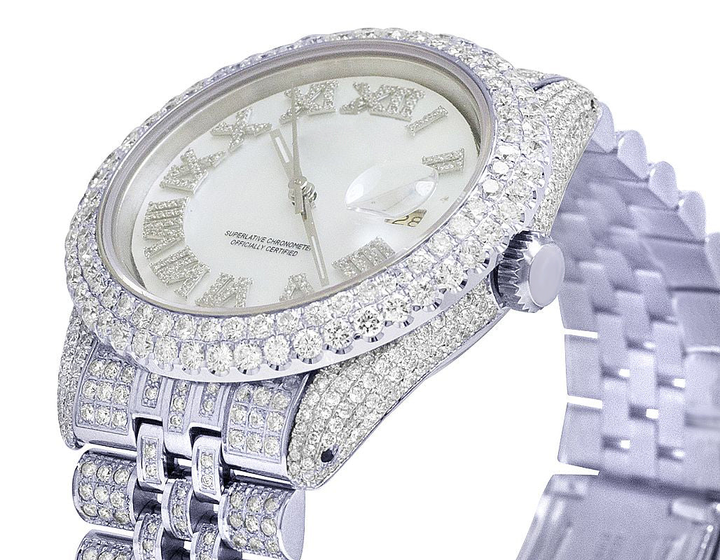 Rolex Watch automatic moissanite iced out watch luxuries hip hop watch mens wrist watch