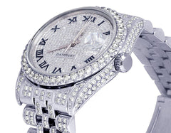 Rolex Watch iced out hip hop watch moissanite diamond wrist watch luxury diamond watch gift for him