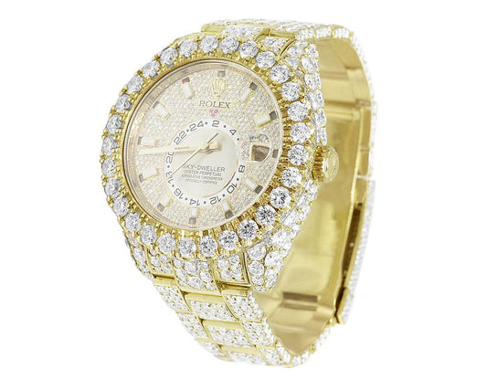 Rolex Watch luxury watches for men moissanite diamond studded watch bust down watch