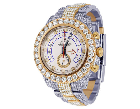 Rolex Watch fully iced out diamond watch moissanite wrist watch hip hop watch for men