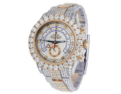 Rolex Watch moissanite men wrist watch iced out diamond hip hop watch quartz watch for gift