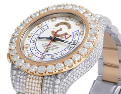 Rolex Watch moissanite men wrist watch iced out diamond hip hop watch quartz watch for gift