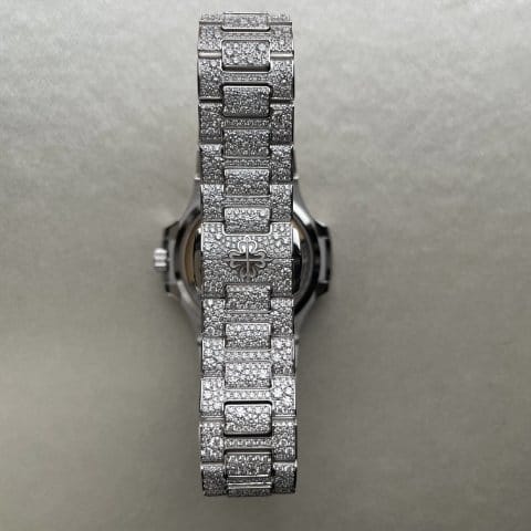 Patek Philippe Watch stainless steel hip hop moissanite watch iced out bling watch custom rapper watch