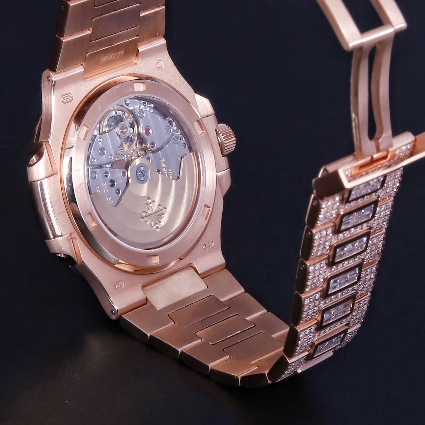 Patek Philippe Watch rose gold moissanite diamond watch stainless steel watch luxury hip hop watch mens wrist watch