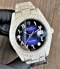 Rolex Watch luxury vvs moissanite diamond watch iced out bust down watch for men hip hop watch