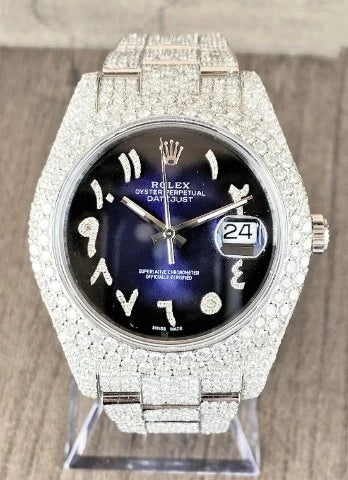 Rolex Watch luxury vvs moissanite diamond watch iced out bust down watch for men hip hop watch