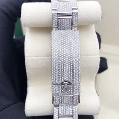 Rolex Watch iced out moissanite watch custom hip hop watch men luxury wrist watch stainless steel watch