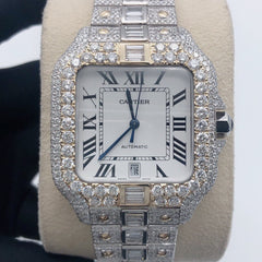 Cartier Watch luxury men watches moissanite diamond watch iced out bust down watch