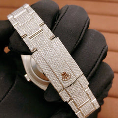 Rolex Watch 42mm moissanite iced out watch custom hip hop watch for men luxury bust down watch