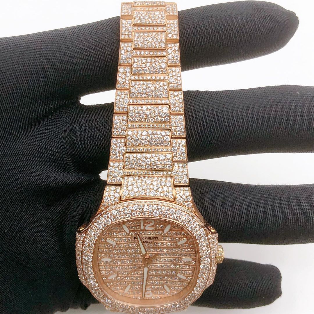 Patek Philippe Watch hip hop moissanite watch iced out diamond watch bling watch for men