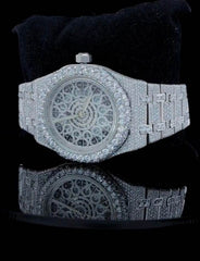 Audemars Piguet Watch iced out skeleton watch for men vvs moissanite watch for gift handmade hip hop watch