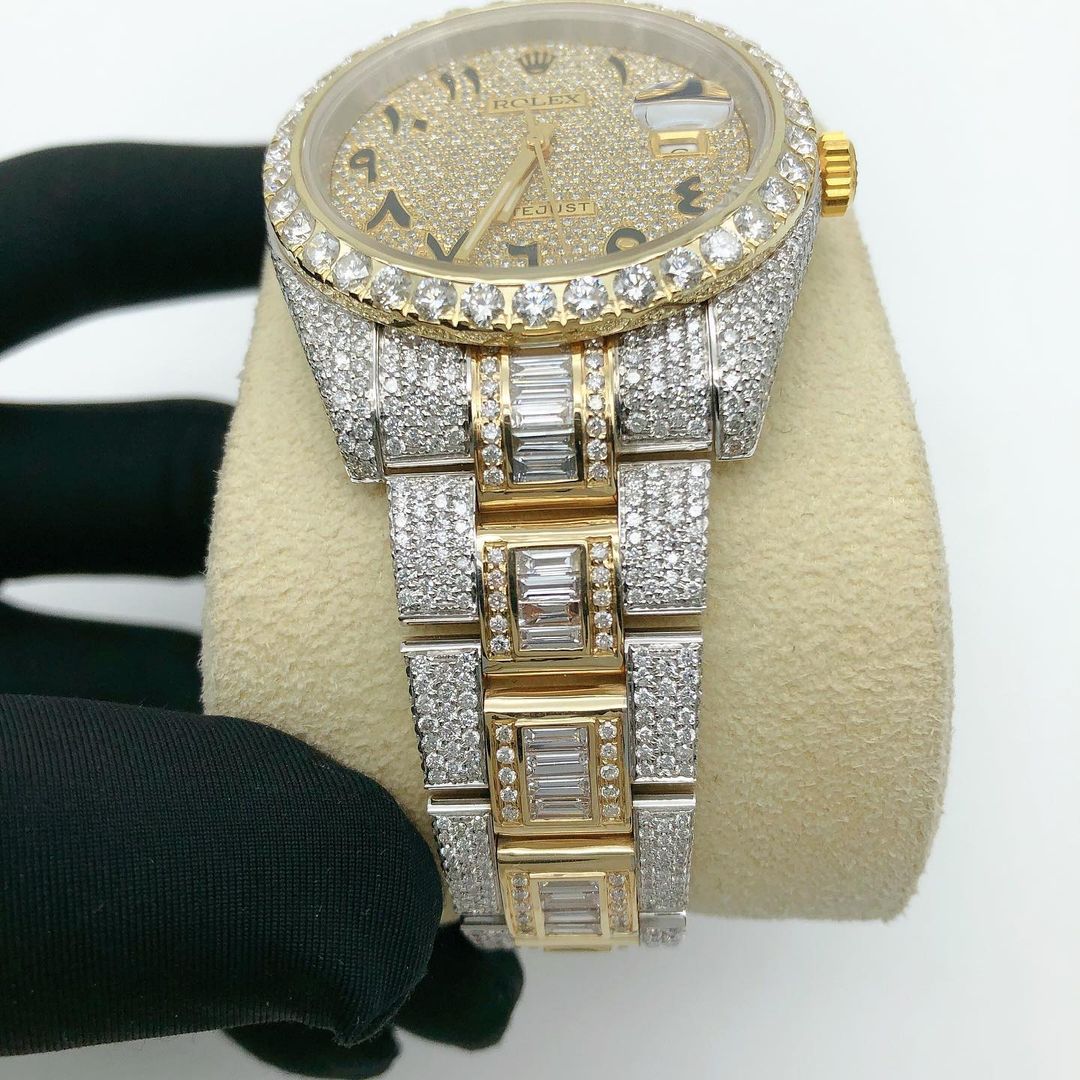 Rolex Watch hot seller iced out moissanite watch custom diamond watch for men luxury automatic watch