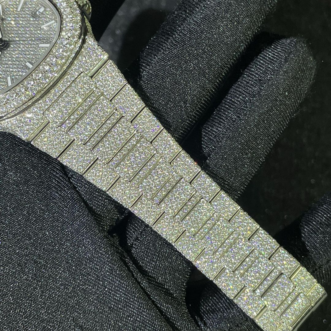 Patek Philippe Watch custom bling iced out watch real vvs moissanite diamond watch luxury wrist watch