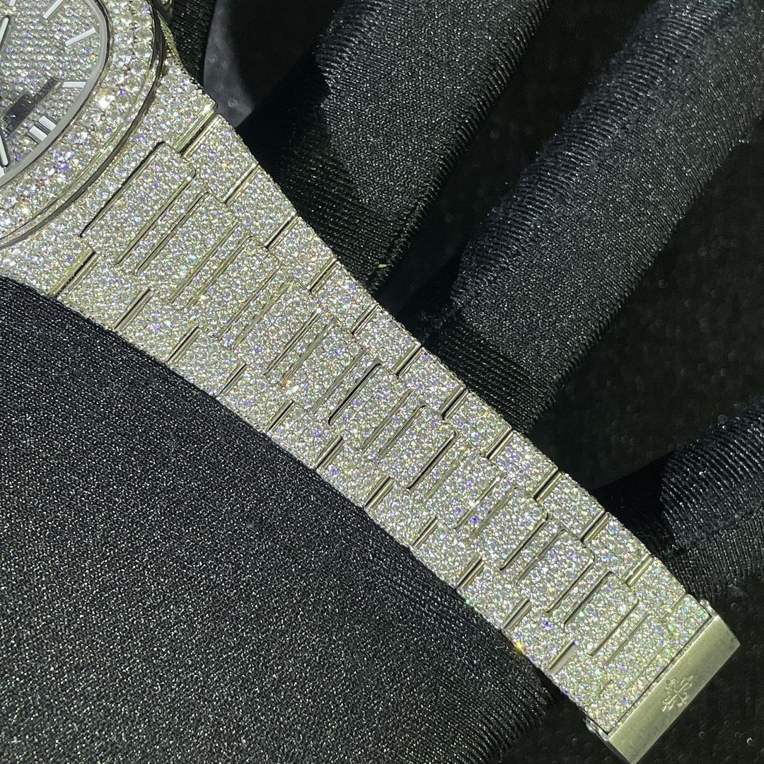 Patek Philippe Watch custom bling iced out watch real vvs moissanite diamond watch luxury wrist watch