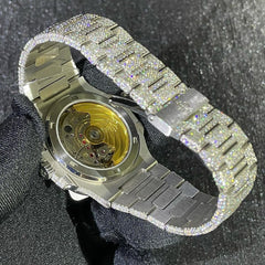 Patek Philippe Watch custom bling iced out watch real vvs moissanite diamond watch luxury wrist watch