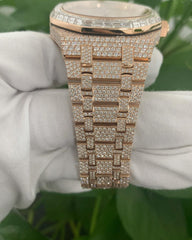 Audemars Piguet Watch custom baguette diamond watch hip hop iced out watch moissanite men wrist watch